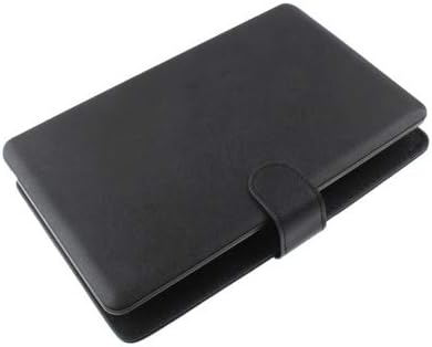 YINZHI Tablet PC Tartozékok 7 hüvelykes Univerzális Tablet PC Bőr tok USB Műanyag Billentyűzet(Fekete)