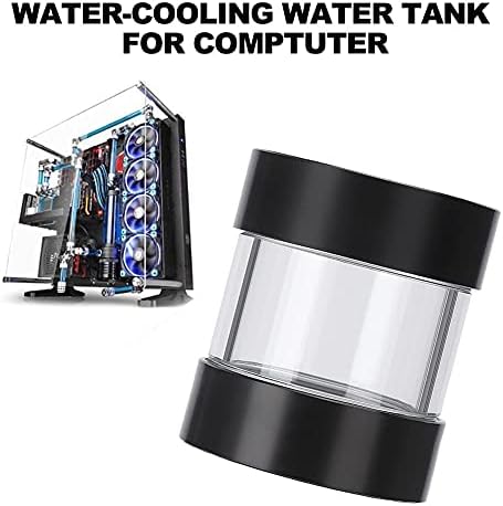 3 Lyukak Hengeres Számítógép Víz CoolingTank,YSX-6PC 50mm OD Víz Hűtés Tartály Hengeres vízhűtéses, Víztároló Tartály Víz Hűtő Radiátor