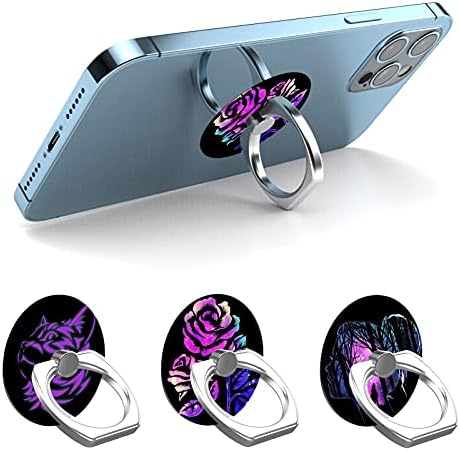 ZIYE 3 Pack Telefon Gyűrű Jogosult Egyetemes 360 fokban elforgatható Ujj Gyűrű Kitámasztó Kompatibilis iPhone Samsung Okostelefonok,