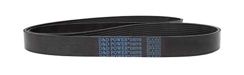 D&D PowerDrive 1760M17 Poly V szíj 17 Zenekar, Gumi