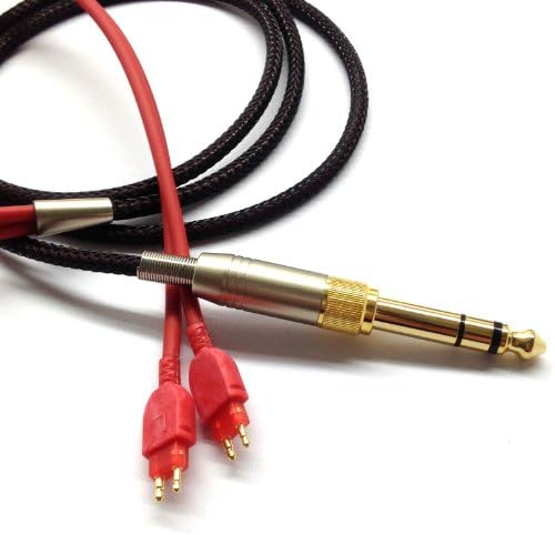 NewFantasia Csere Audio Frissítés Kábel Kompatibilis a Sennheiser HD525 HD545 HD565 HD580 HD600 HD650 Fejhallgató 1.6 méter/5feet