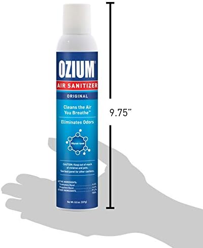 Ozium® 8 Oz. A levegő Fertőtlenítő & Odor Eliminator a Házak, az Autók, Irodák, valamint Több, Eredeti Illat - 3 Pack