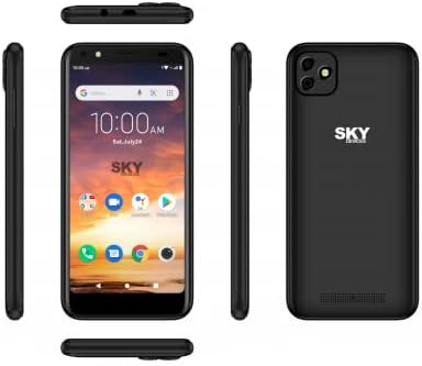 SKY Eszközök Elit E55Max LTE 5.45 32+1GB Android 11 MENNI Kiadás GSM Factory Unlocked (Fekete)