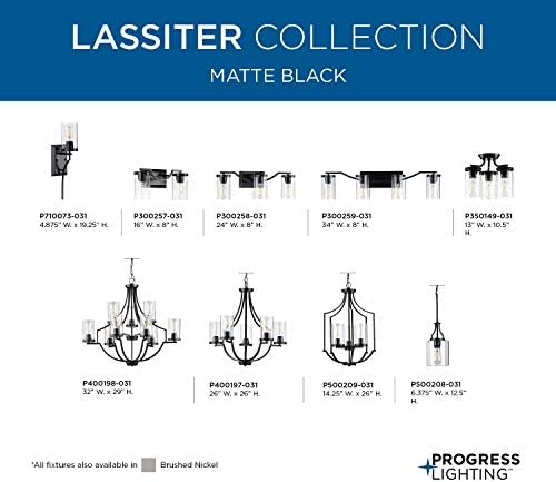 Lassiter Gyűjtemény Fekete, Három-Fény Félig Süllyeszthető