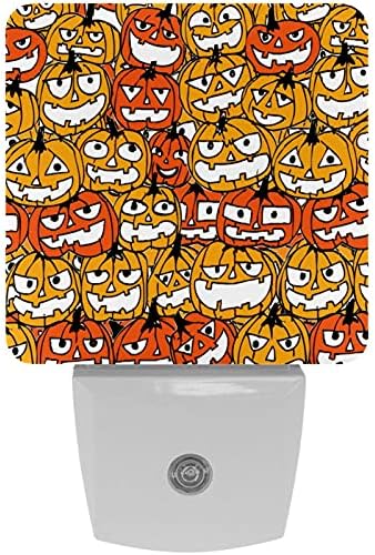Halloween Pumpkin Este Beltéri Világítás,Fal, Dekoratív Nightlights Hálószoba Gyerekszoba babaszoba Plug-in LED